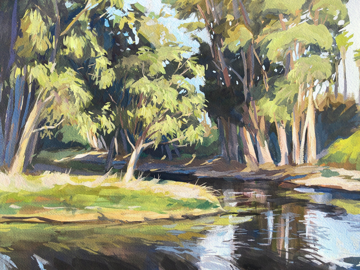 The Hidden Grove - Original Gouache Painting – Heather's Fine Art