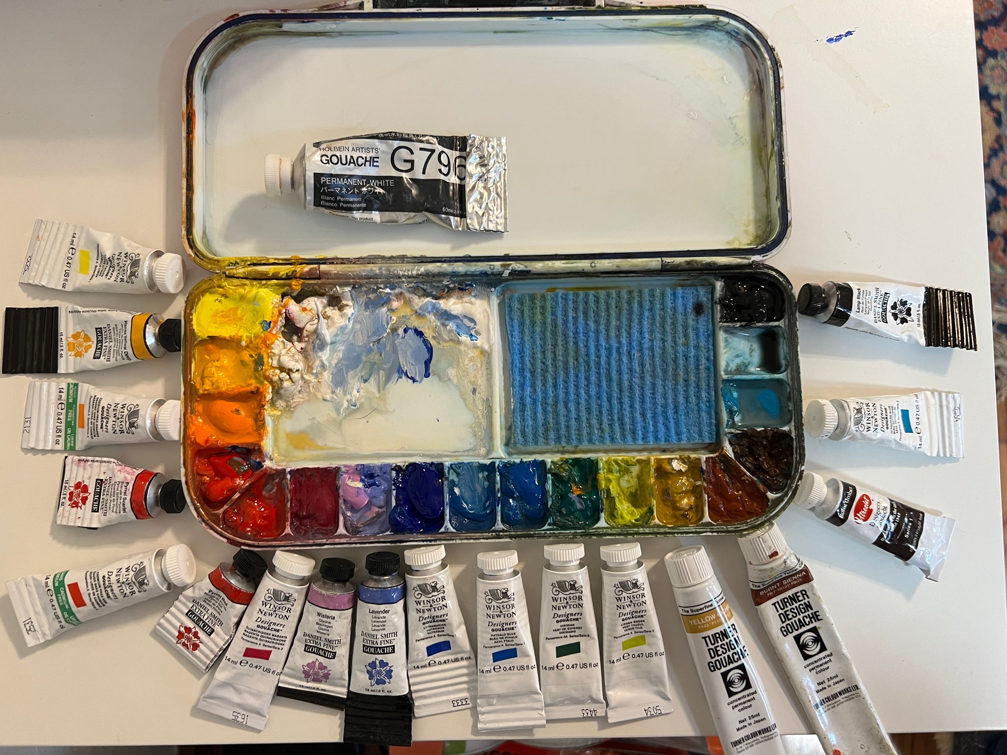 My Gouache Palette