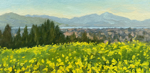 Suisun Bay View - Original Oil Painting