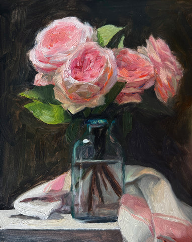 Pretty in Pink - Original Oil Painting