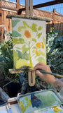 Early Sunflower - Original Gouache Painting