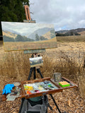 Old School Road View - Original Oil Painting