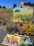 Wild Sunflowers - Original Oil Painting