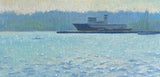 Three Ships Sailing - Original Oil Painting