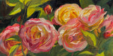 Front Yard Roses - Original Oil Painting