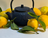 Lemons and Blue Teapot - Original Oil Painting