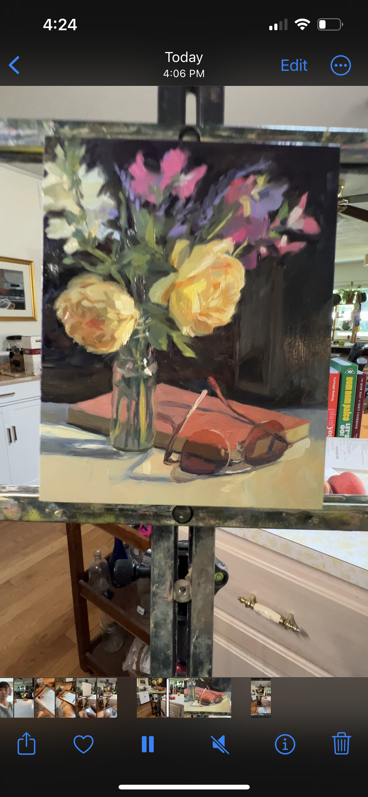 Summer Reading - Original Oil Painting – Heather's Fine Art