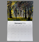 2024 Calendar - Landscapes and Florals