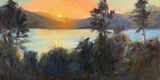 Sunset #5 - Original Oil Painting