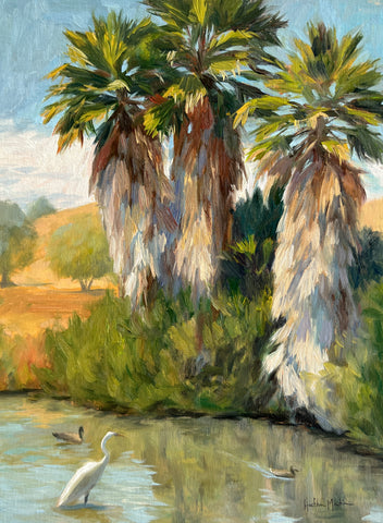 Retreat at Newhall Park - Original Oil Painting