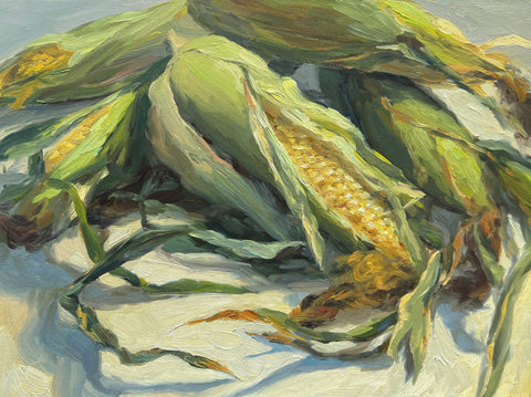 Sweet Corn - Original Oil Painting