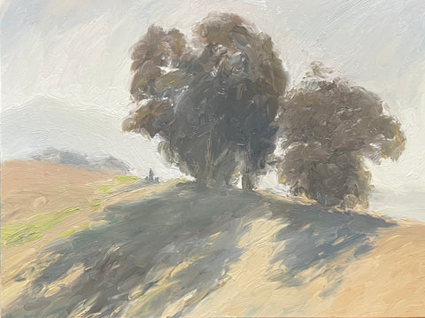 Fingerpainting on Limeridge - Original Oil Painting - FRAMED