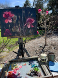 Magnolias in Bloom - Original Oil Painting