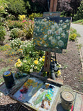Roses and Poppies - Original Oil Painting