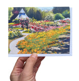 Poppies at the Rose Garden Card
