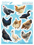 Feathered Flock Stickers