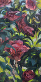 Pink Camellias in Shade - Original Oil Painting