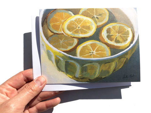 Lemon Bowl Card