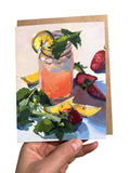 Pink Lemonade Card - Glossy